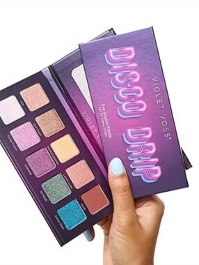 NIB Violet Voss Disco Drip Eyeshadow Palette — Purple & Teal Mix